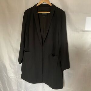Eloquii Longline Black Blazer